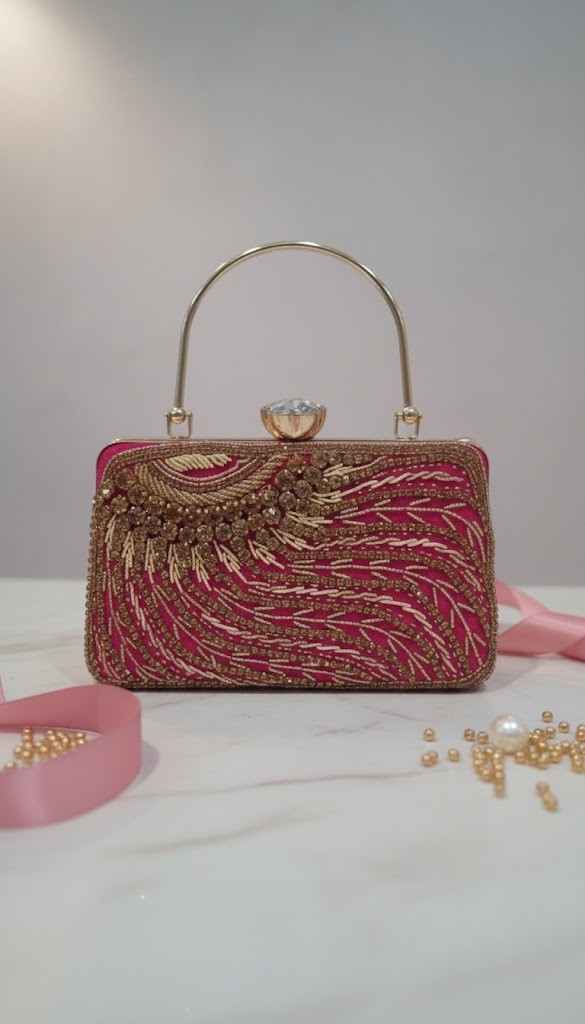 ACCESSORIES HANDBAGS BOX CLUTCH